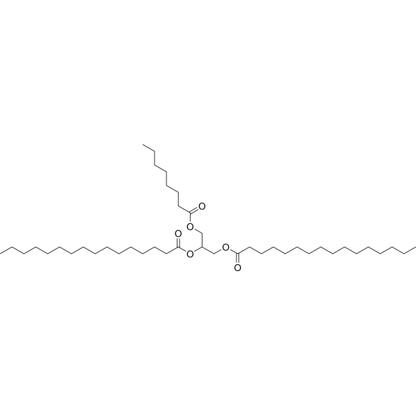 1,2-Dipalmitoyl-3-Octanoyl-rac-glycerol (1,2-Palmitin-3-caprylin) 145134-89-0